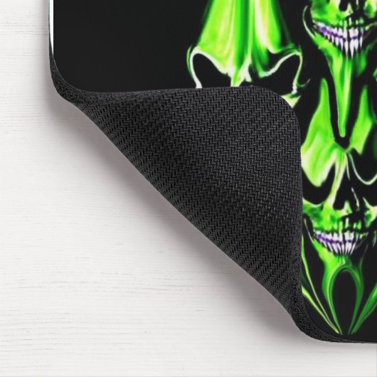 HEADSTONE 5 Green Skull Mousepad Muismat (Hoek)