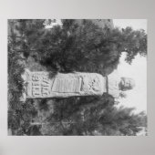 Headstone of Wild Bill Hickock's Grave Photograp Poster (Voorkant)