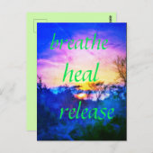 HEAL BLUE BRIEFKAART (Voorkant / Achterkant)