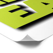 Heal de Aarde Heal Onze Toekomst Poster (Hoek)