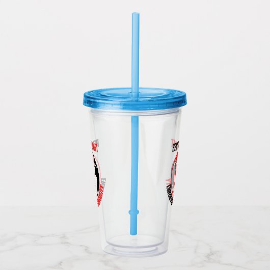 Heal de planeet, omhels duurzaamheid acryl drinkbeker (Rechts)