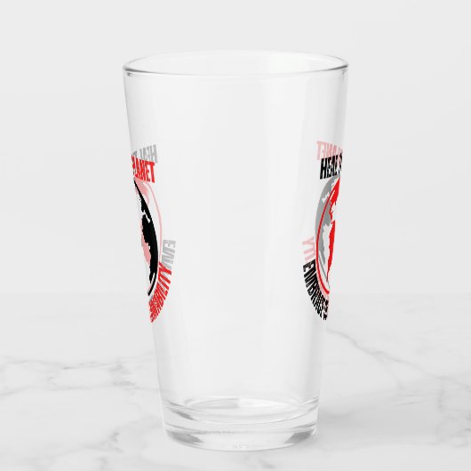 Heal de planeet, omhels duurzaamheid glas (Links)