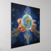 Heal de wereld beschermen Gaia Folie Afdrukken (Laagn)