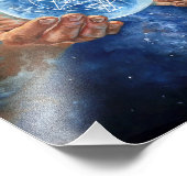 Heal de wereld beschermen Gaia Foto Afdruk (Hoek)