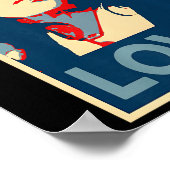 Heal Love Hope Kamala Harris Obama 47 Steun EMPO Poster (Hoek)