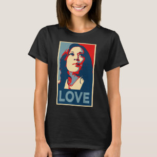 Heal Love Hope Kamala Harris Obama 47 Steun EMPO T-shirt