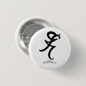 Heal Rune Mortal Instruments Ronde Button 3,2 Cm (Voorkant /achterkant)
