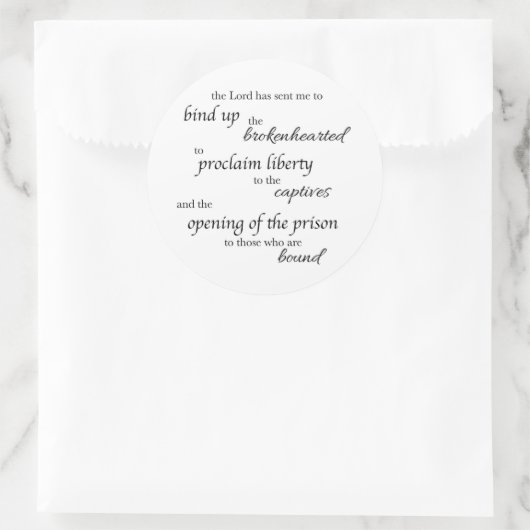 Heal the Brokenhearted Sticker (Tas)