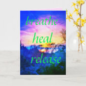 HEAL VERDE-WENSKAART KAART (Gele Bloem)