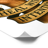 Heal with Intention – Spirituele energie healing P Poster (Hoek)