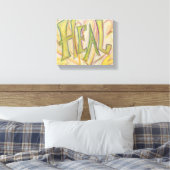 Heal Word Art schilderen Gewikkelde canvaskunst Canvas Afdruk (Insitu (Slaapkamer))