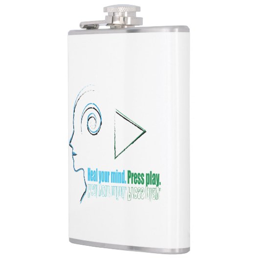 Heal your mind. Press play Heupfles (Links)