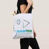 Heal your mind, Press play Tote Bag (Dichtbij)