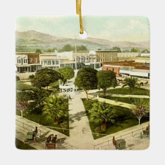 Healdsburg bruiloft Ornament (Voorkant)