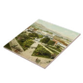 Healdsburg California Plaza keramische tegel Tegeltje (Zijkant)