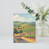 Healdsburg California Reis Briefkaart (Staand voorkant)