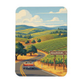 Healdsburg California Reizen Magneet (Verticaal)