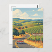 Healdsburg California Travel Briefkaart (Voorkant / Achterkant)