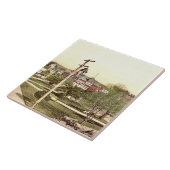 Healdsburg, Californische keramische Tegel Tegeltje (Zijkant)