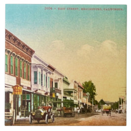 Healdsburg East Street keramische Tegel Tegeltje