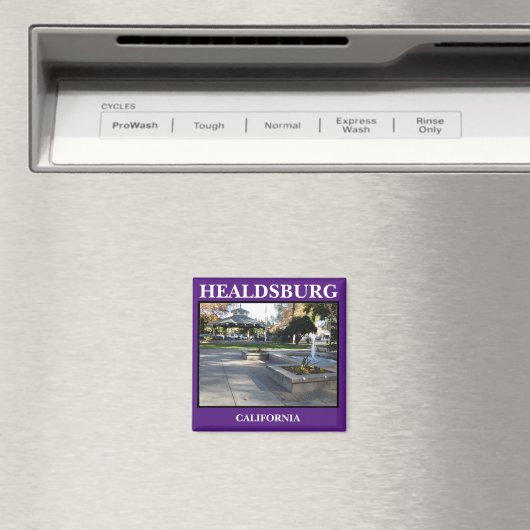 Healdsburg Plaza Kitchen Magnet (Insitu (Vaatwasser))