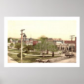 Healdsburg Stadscentrum Poster Print (Voorkant)