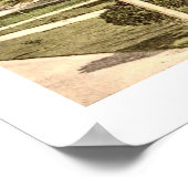 Healdsburg Stadscentrum Poster Print (Hoek)