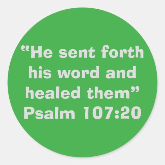 "Healed" Craft Schrift Sticker (Voorkant)