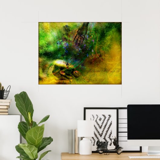 Healed (hedendaags Christelijk Poster) Poster (Thuiskantoor)