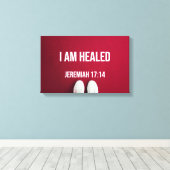 Healed- Premium Wrapped Canvas (gloss) (Insitu (Houten vloer))