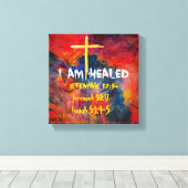 Healed- Premium Wrapped Canvas (gloss) Afdruk (Insitu (Houten vloer))