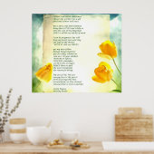 Healer Anita Fugoso's brief op  papier liefde Poster (Keuken)