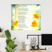 Healer Anita Fugoso's brief op  papier liefde Poster (Thuiskantoor)