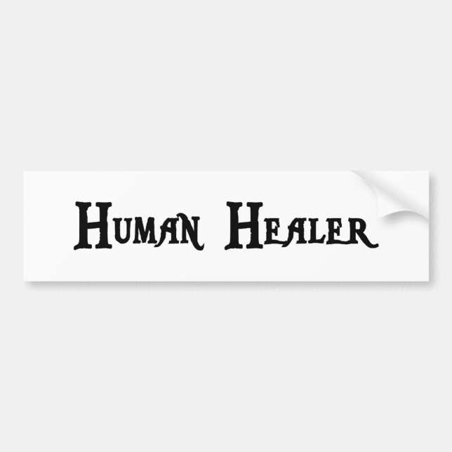  Healer Bumpersticker (Voorkant)