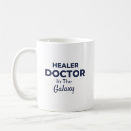 Healer Doctor in the Galaxy Typography Design Koffiemok