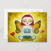 Healer Fairy Postcard Briefkaart (Voorkant / Achterkant)