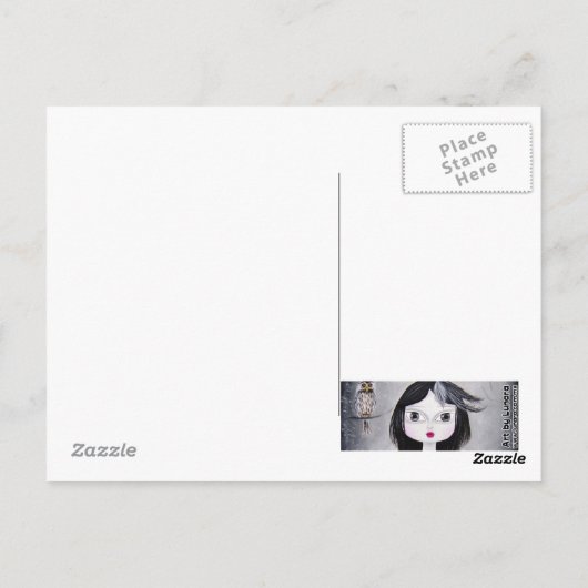 Healer Fairy Postcard Briefkaart (Achterkant)