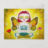Healer Fairy Postcard Briefkaart (Voorkant)