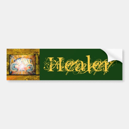 Healer, Healing Hands Bumpersticker (Voorkant)