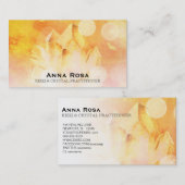 ~ Healer Massage Reiki Citrine Crystal Yoga Visitekaartje (Voorkant / Achterkant)