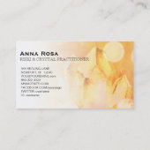 ~ Healer Massage Reiki Citrine Crystal Yoga Visitekaartje (Achterkant)