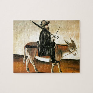 Healer over een Donkey door Niko Pirosmani Legpuzzel