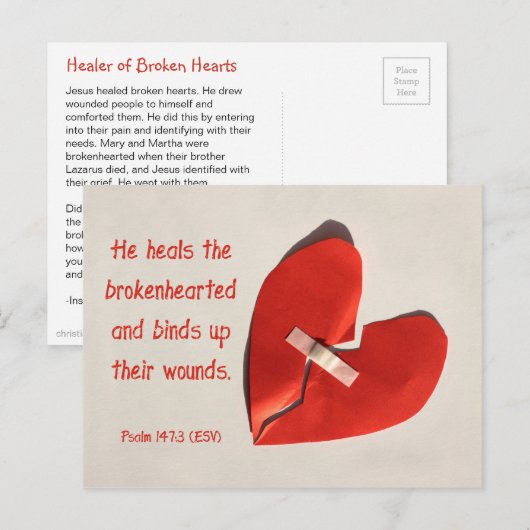 Healer van de Gebroken Kunst van de Kunst van de K Briefkaart (Voorkant / Achterkant)