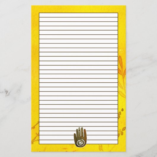 Healer's hand Native American Petroglyph Symbol (Voorkant)