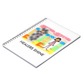 "HEALERS SHINE" - Draallaptop Notitieboek (Linkerzijde)