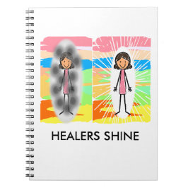 "HEALERS SHINE" - Draallaptop Notitieboek