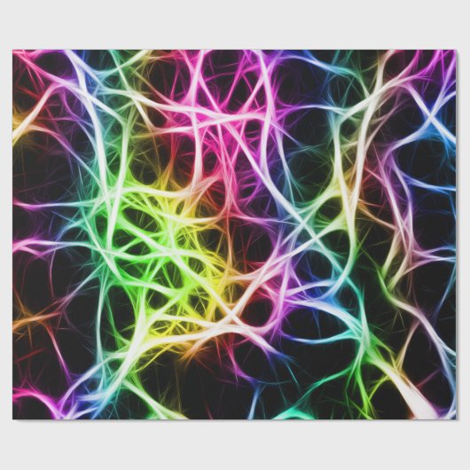 Healful Colorful Neuron Cadeaupapier (Vlak)