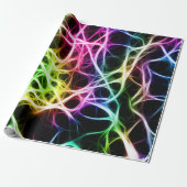 Healful Colorful Neuron Cadeaupapier (Uitgerold)