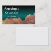 Healing Amethyst Crystals Visitekaartje (Voorkant / Achterkant)
