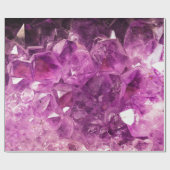 Healing Amethyst Gemstone Cadeaupapier (Vlak)